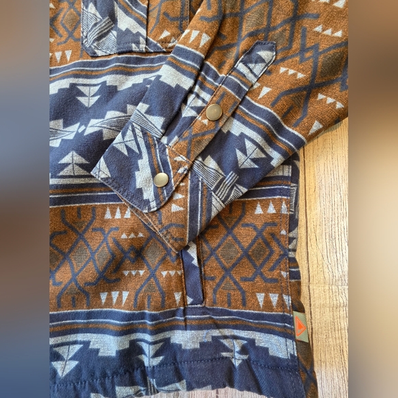 St. John's Bay Outdoor Men's Size XL Snap Front Sherpa Lined Shacket Warm Heavy - Picture 6 of 11